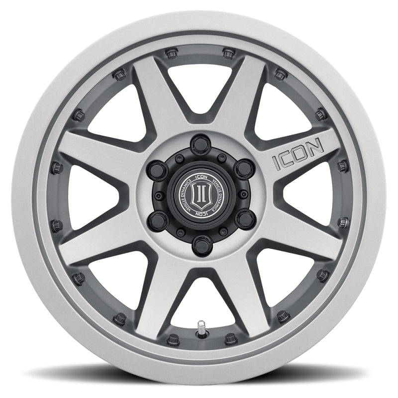 ICON Rebound Pro 17x8.5 6x135 6mm Offset 5in BS 87.1mm Bore Titanium Wheel