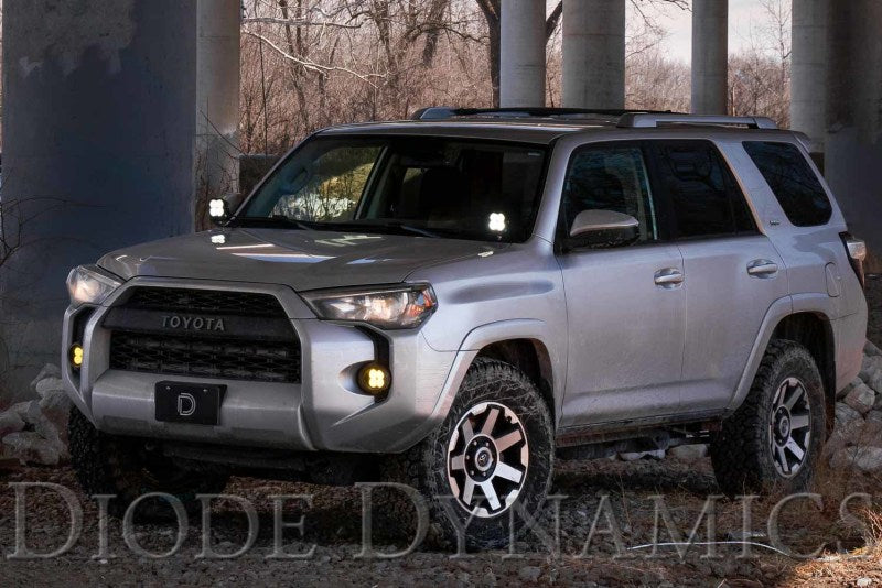 Diode Dynamics 10-21 Toyota 4Runner SS3 LED Ditch Light Kit Sport - White Combo