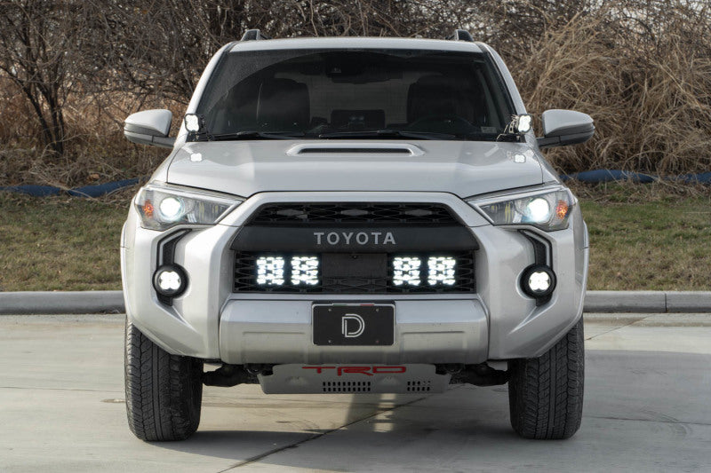 Diode Dynamics 14-23 Toyota 4Runner SS5 Stealth Grille LED 4-Pod Kit - Sport Yellow Driving