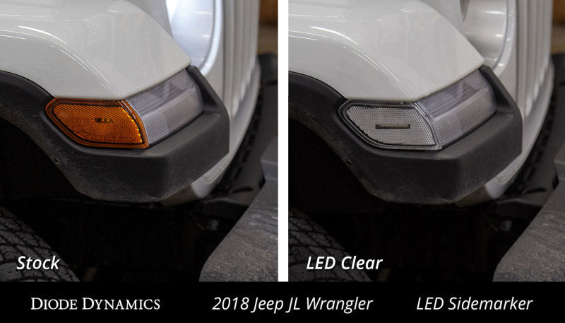 Diode Dynamics 18-21 Jeep JL Wrangler/Gladiator Sidemarkers Smoked (set)