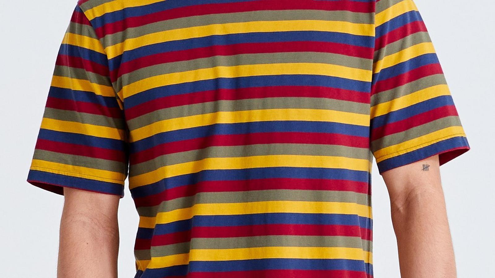 Men's Specialized/Fjällräven Cotton Striped Short Sleeve Tee