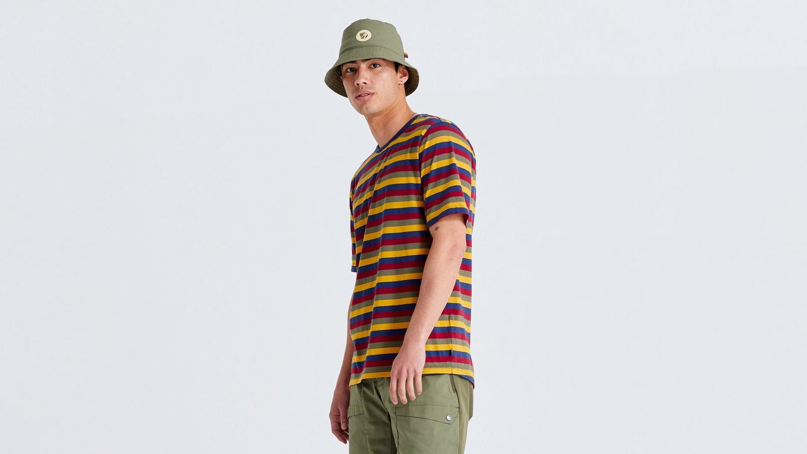 Men's Specialized/Fjällräven Cotton Striped Short Sleeve Tee