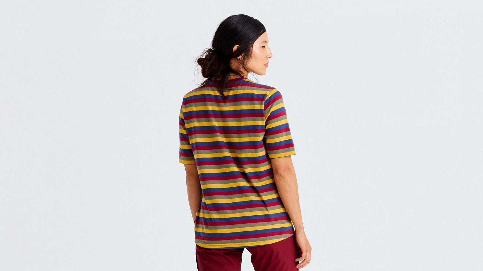 Women's Specialized/Fjällräven Cotton Striped Short Sleeve Tee