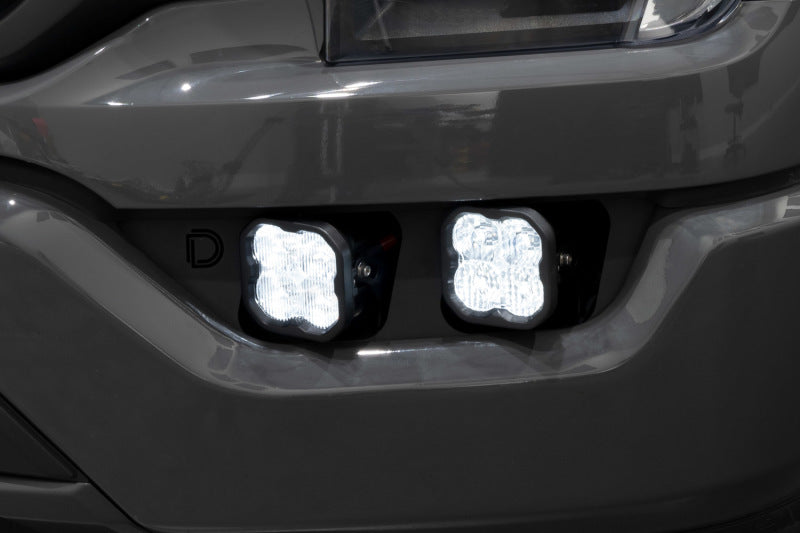 Diode Dynamics 21-22 Ford F-150 SS3 LED Fog Pocket Kit - Yellow Pro