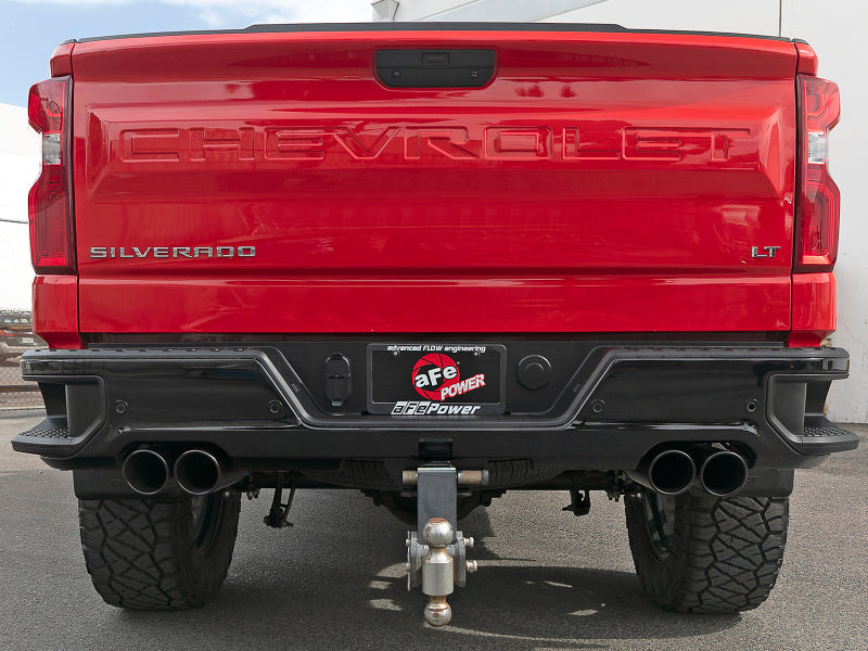 aFe Vulcan Series 3in 304 SS Exhaust Cat-Back w/ Black Tips 2019 GM Silverado/Sierra 1500 V8-5.3L