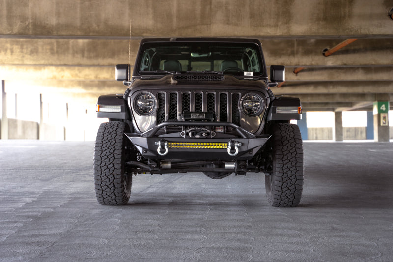 DV8 Offroad 07-23 Jeep Wrangler JK/JL & Gladiator JT FS-1 Series Stubby Front Bumper