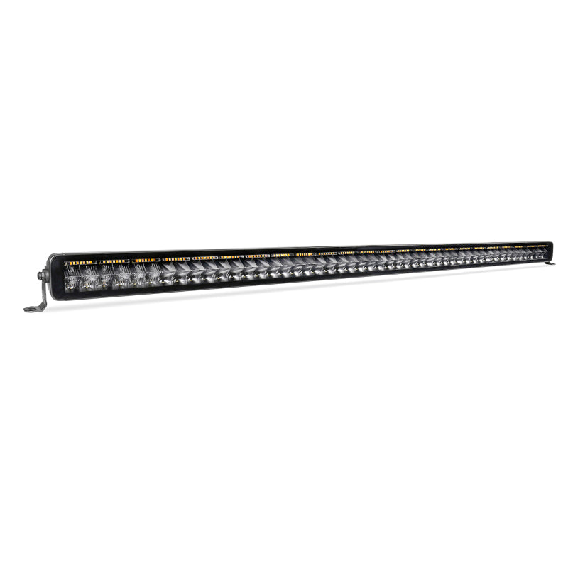 Go Rhino Universal Blackout Combo Series 50in Double Row LED Light Bar w/ Amber Lighting - Black