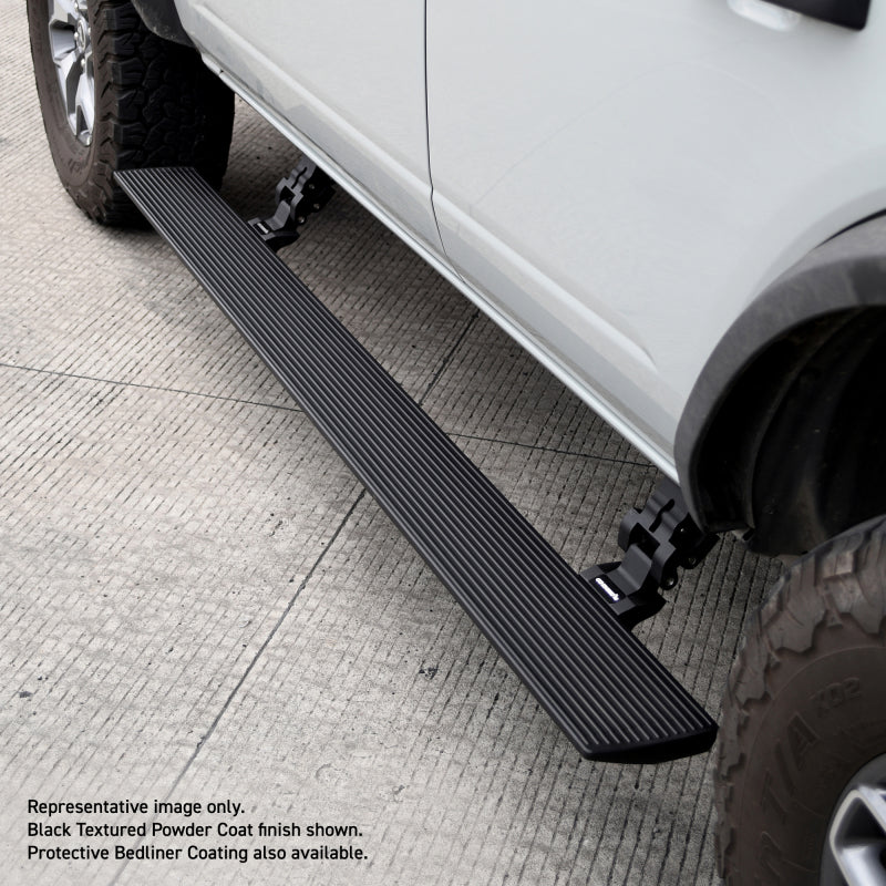 Go Rhino 22-24 Toyota Tundra Crew Cab E-BOARD E1 Electric Running Board Kit - Bedliner Coating