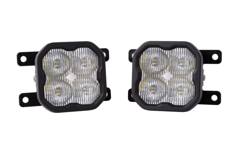 Diode Dynamics SS3 LED Pod Max Type AS Kit - Yellow SAE Fog