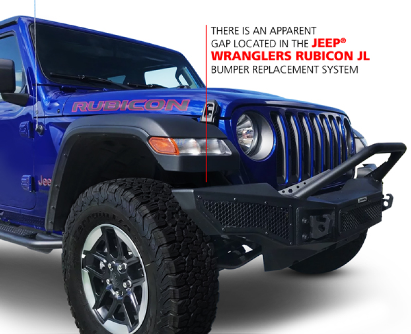 Go Rhino 07-20 Jeep Wrangler JL/JLU/JK/JKU/Gladiator JT Trailline Front Full Width Bumper