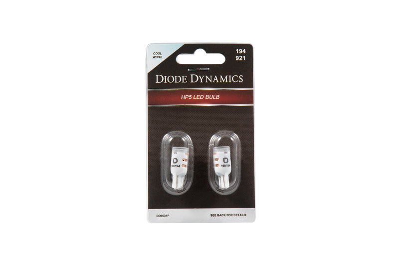 Diode Dynamics 194 LED Bulb HP5 LED Warm - White Short (Pair)