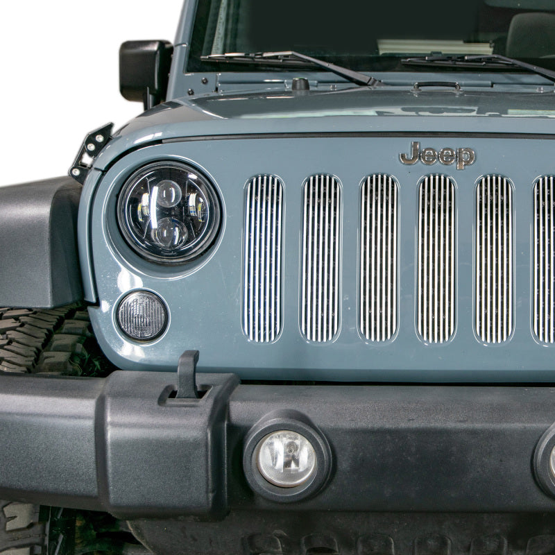 DV8 Offroad 2007-2018 Jeep JK Polished Grille Inserts