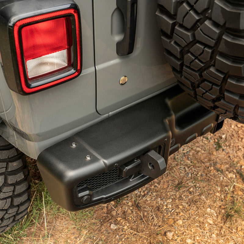 Rugged Ridge Spartacus Rear Bumper Black 18-20 Jeep Wrangler JL