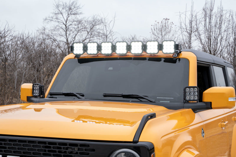 Diode Dynamics Bronco SS5 Pro CrossLink Windshield - Yellow Combo Lightbar Kit